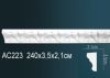Молдинг Perfect AC223F Гибкий Д240xШ2.1xВ3.5 см /Перфект.