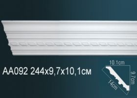 Карниз Потолочный Perfect AA092 Д240xШ10.1xВ9.7 см /Перфект.