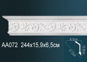 Карниз Потолочный Perfect AA072 Д240xШ6.5xВ15.9 см /Перфект.