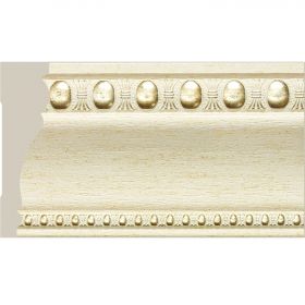 Багет Cosca Плинтус Потолочный 60 Патина T1060/IVG2Д240хШ1.8хв6см  / Коска.