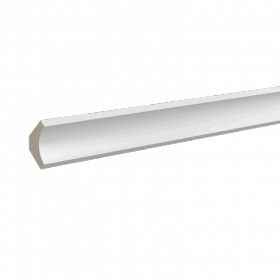 Карниз Ultrawood CR 0012 W Д2440хВ45хШ45 мм / Ультравуд.