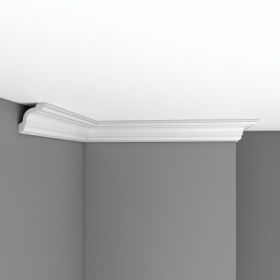 Плинтус Потолочный Гладкий Decomaster 96628F В52хШ50хД2400 мм / Коска.