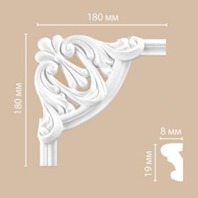 Угол Decomaster 97100-1 В180хШ18хД180 мм / Декомастер.