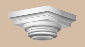 Капитель Decomaster 90024-5 В170хШ420хД420 мм / Декомастер.