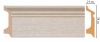 Плинтус напольный Decomaster D122-71ДМ В78хШ21хД2400 мм / Декомастер.