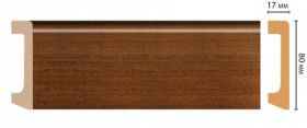 Плинтус Напольный Decomaster D235-75/20 ДМ В80хШ17Д2400 мм / Декомастер.