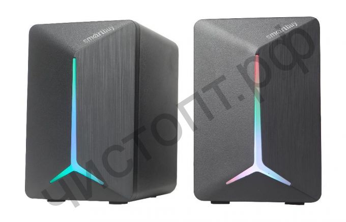 Актив.колонки 2.0 SmartBuy BLADE, 6Вт, RGB-подсветка, USB (SBA-4215)