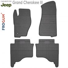 Коврики Jeep Grand Cherokee III от 2005 - 2010 в салон резиновые Frogum (Польша) - 4 шт.