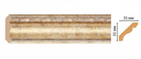 Плинтус Потолочный Decomaster 155S-553 В35хШ35хД2400 мм / Декомастер.