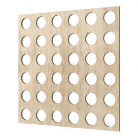 Перфорированная Панель Cosca Форо 16 ХДФ Клён В2790хШ1020 мм / Коска.