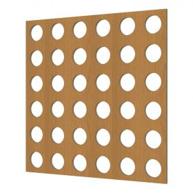 Перфорированная Панель Cosca Форо 16 ХДФ Дуб В1030хШ695 мм / Коска