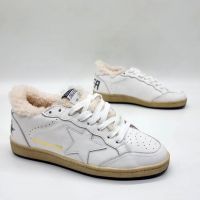 Зимние кеды Golden Goose с мехом