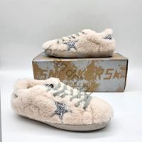 Зимние кеды Golden Goose с мехом