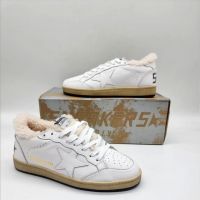 Зимние кеды Golden Goose с мехом