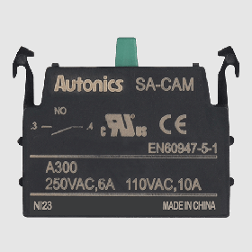 SA-CAM Серия SA-CAM Контактные блоки и светодиодные блоки для Ø22 / 25, Ø30, □ 30 мм Контрольные переключатели