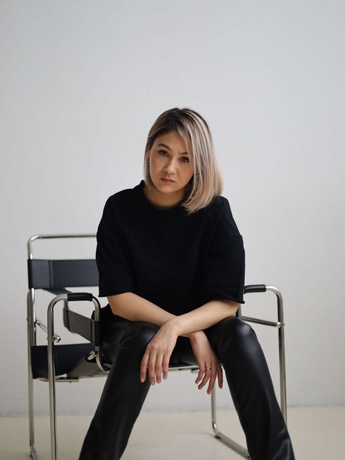 Футболка оверсайз черная