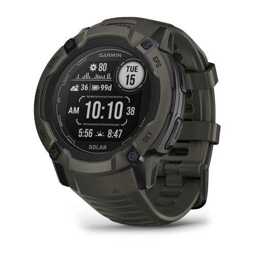 Умные часы Garmin Instinct 2X Solar темно-зеленый