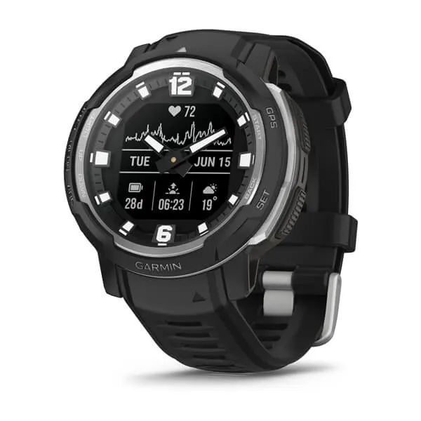 Умные часы Garmin Instinct Crossover - Standard Edition, черный