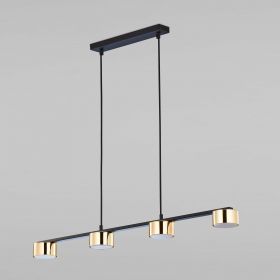 Подвесной Светильник Eurosvet 6094 Dallas Gold Black Черный, Золото / Евросвет.