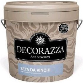 Краска с Эффектом Перламутрового Шёлка Decorazza Seta Da Vinci 1кг SD 11-32 / Декоразза Сета Да Винчи.