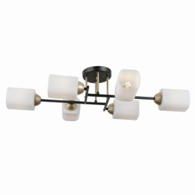 Люстра Потолочная Citilux Генри CL130265 Чёрная / Ситилюкс.