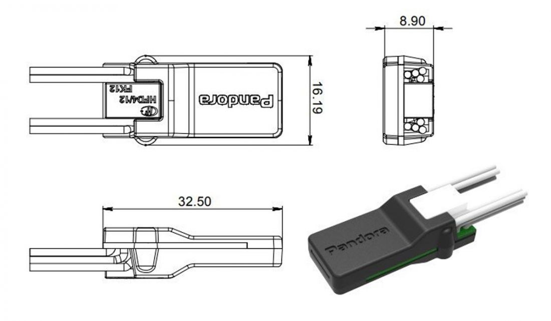 Bluetooth-микрореле Pandora BT-01