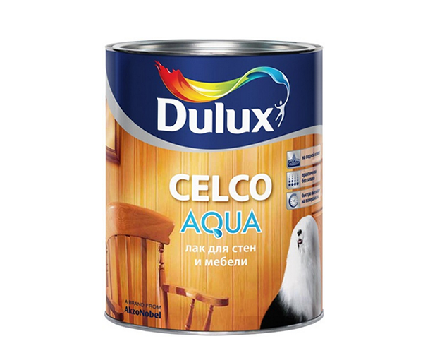 DULUX CELCO AQUA 10 водораствор. лак для внутренних работ, матовый