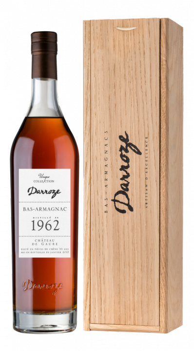 Bas-Armagnac Darroze Unique Collection Chateau de Gaube a Perquie 1962, 0.7 л., 1962 г.