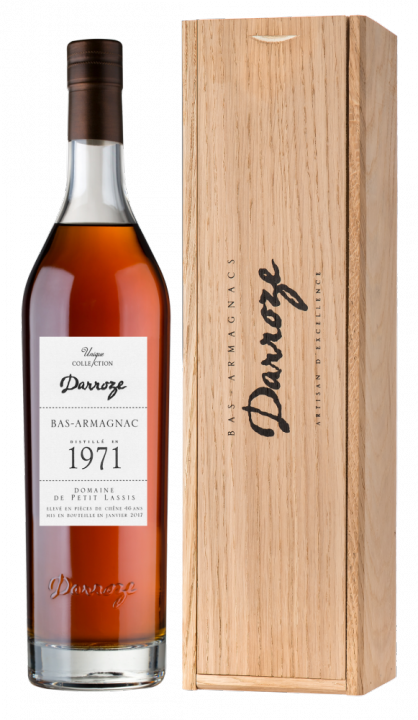 Bas-Armagnac Darroze Unique Collection Domaine de Lamarquette a Castandet 1974, 0.7 л., 1971 г.