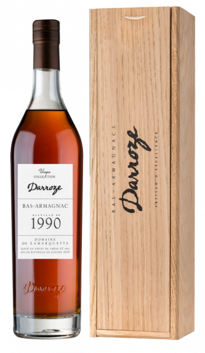 Bas-Armagnac Darroze Unique Collection Domaine de Bertruc au Freche 1990, 0.7 л., 1990 г.