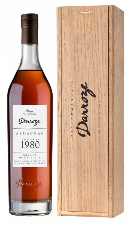 Bas-Armagnac Darroze Unique Collection Domaine de Laburthe a Lacquy 1980, 0.7 л., 1980 г.