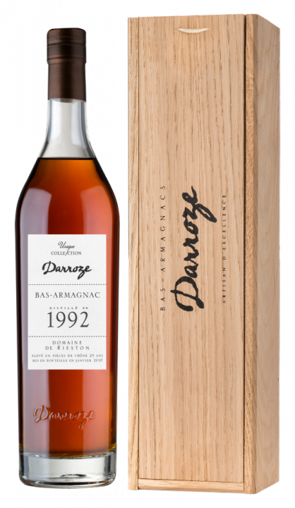 Bas-Armagnac Darroze Unique Collection Domaine de Rieston a Perquie 1992, 0.7 л., 1992 г.