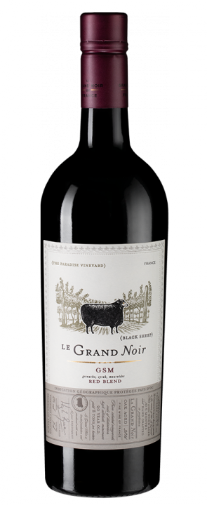 Le Grand Noir Grenache-Syrah-Mourvedre, 0.75 л., 2016 г.