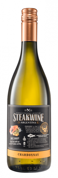 Steakwine Chardonnay, 0.75 л., 2017 г.