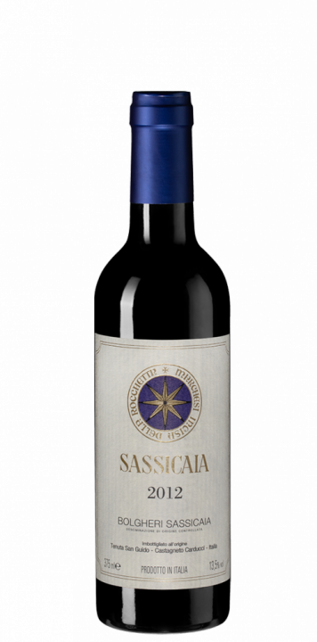 Sassicaia, 0.375 л., 2012 г.