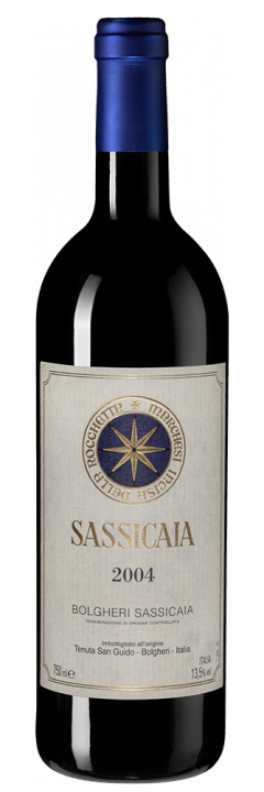 Sassicaia, 0.75 л., 2004 г.