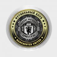 10 рублей, МАНЧЕСТЕР ЮНАЙТЕД - АНГЛИЯ , гравировка (MANCHESTER UNITED)