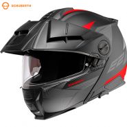 Мотошлем Schuberth E2 Defender, Черный матовый-красный