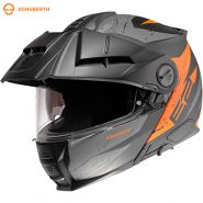 Мотошлем Schuberth E2 Explorer, Черный матовый-оранжевый