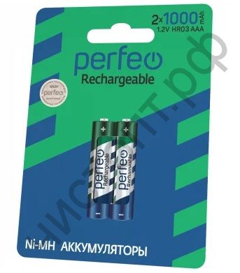 Аккум.Perfeo AAA R03 1000mAh/ 2BL