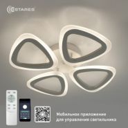 Estares св-к-люстра св/д управл. ROOM 4TR 60W 2K-4K-6K 435x70 пульт ДУ белый IP20