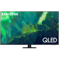 Телевизор Samsung QE55Q77AAU 2021 QLED, HDR, черный