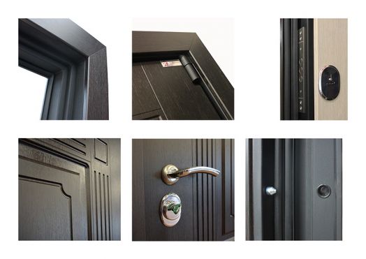 Дверь Входная АСД Викинг Венге / Беленый дуб