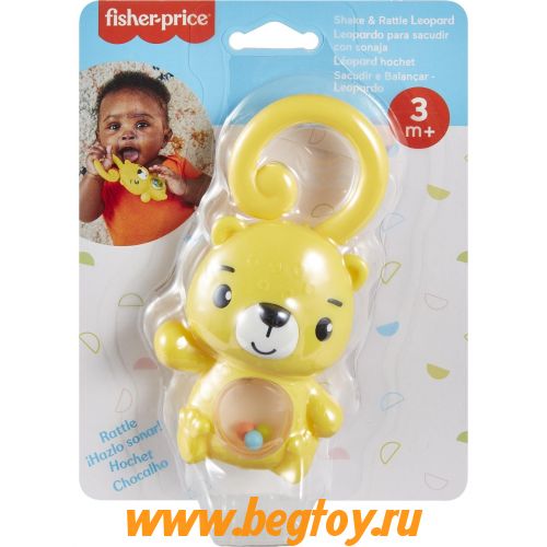 Fisher Price Leopard HJW11 / HKD71 погремушка прорезыватель