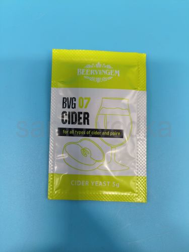 Винные дрожжи Beervingem "Cider BVG-07", 10 г