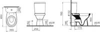 Унитаз-компакт напольный 9844B099-7205 VITRA Norm Fit схема 4