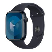 Apple Watch Series 9 45mm GPS (корпус - темная ночь, ремешок Sport Band темная ночь, размер M/L)