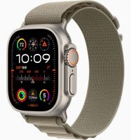 Apple Watch Ultra 2 GPS + Cellular 49mm (корпус - титан, ремешок Alpine Loop оливковый, IP6X, размер S)