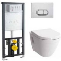 Комплект инсталляция и унитаз 9003B003-7201 VITRA S50 схема 1