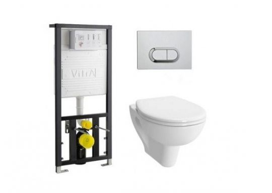 Фото Комплект инсталляция и унитаз 9004B003-7202 VITRA S20